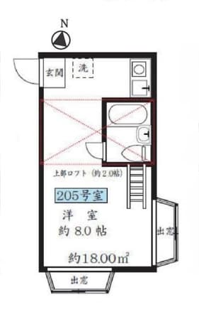 サンリバー宮戸の物件間取画像